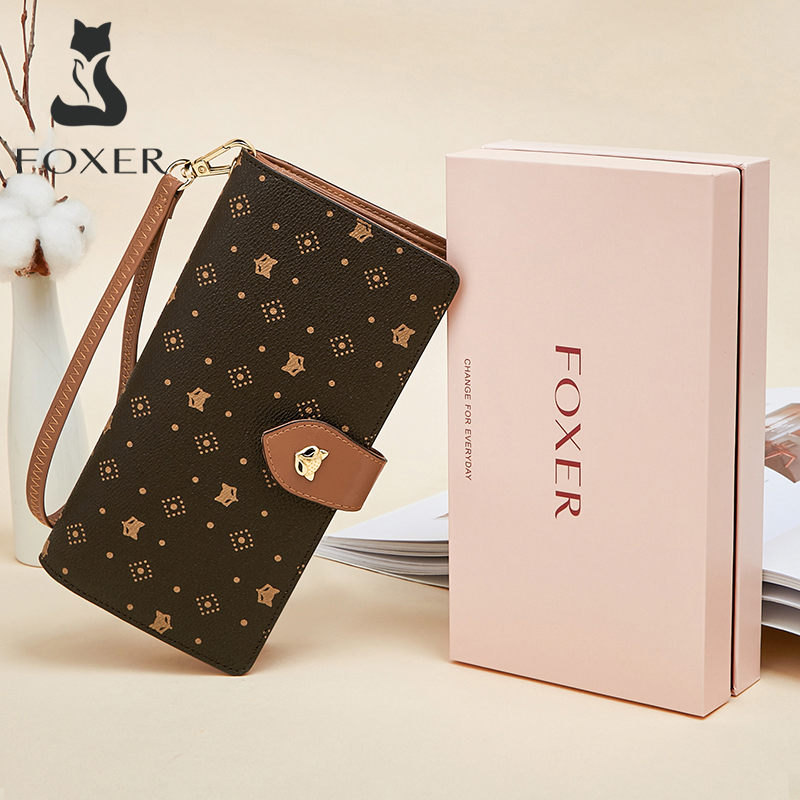 FOXER Damen-Geldbörse, Karten- – Monogram Keychain Leather Bewertung und Preis