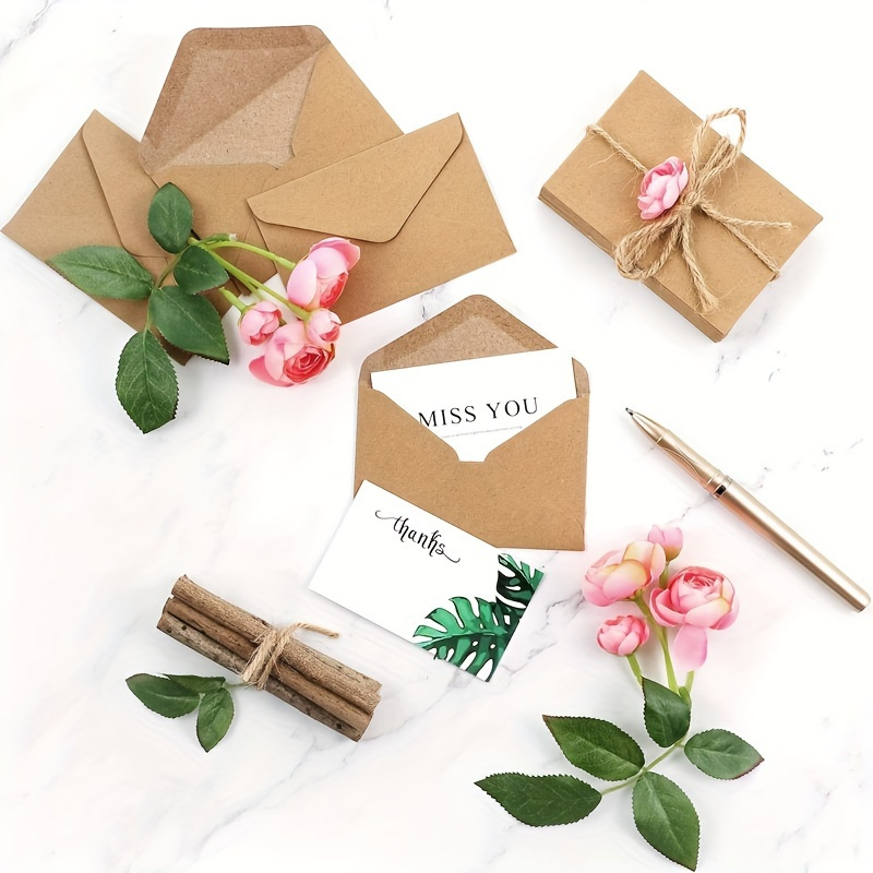 50/100 Stück Kraftpapier-Umsch – Wax Seal Letter Kit Bewertung und Preis