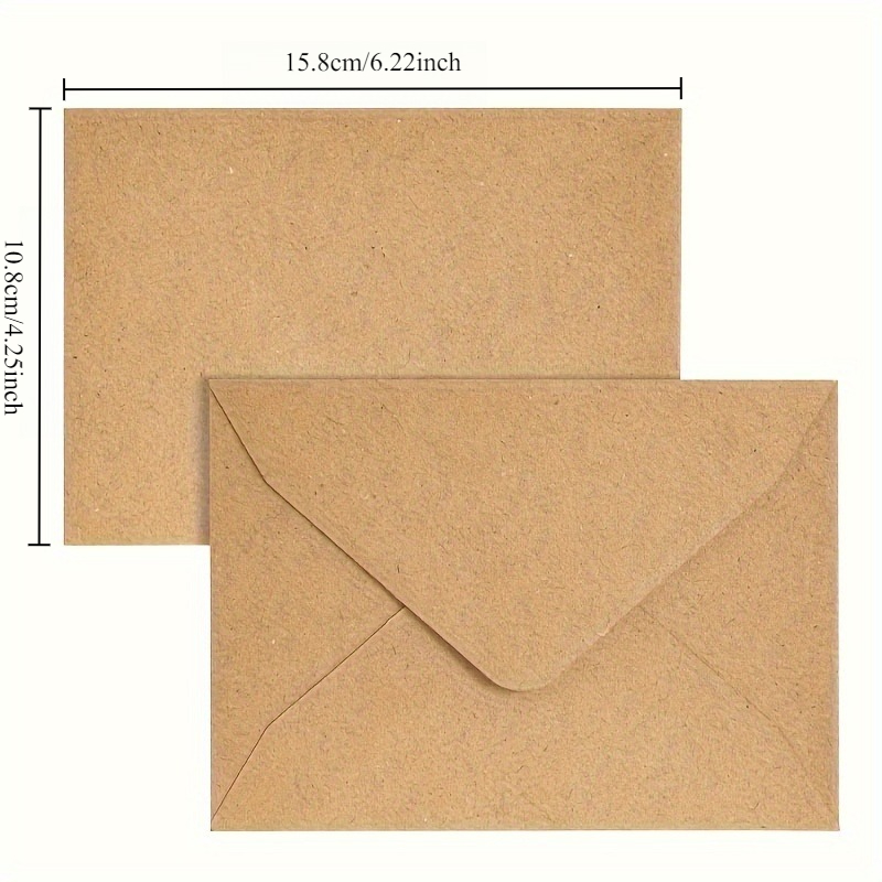 50/100 Stück Kraftpapier-Umsch – Wax Seal Letter Kit Bewertung und Preis