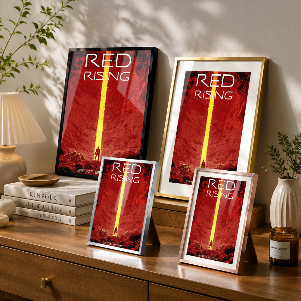 Rotes Buchcover-Poster mit Alu – Custom Photo Book Bewertung und Preis