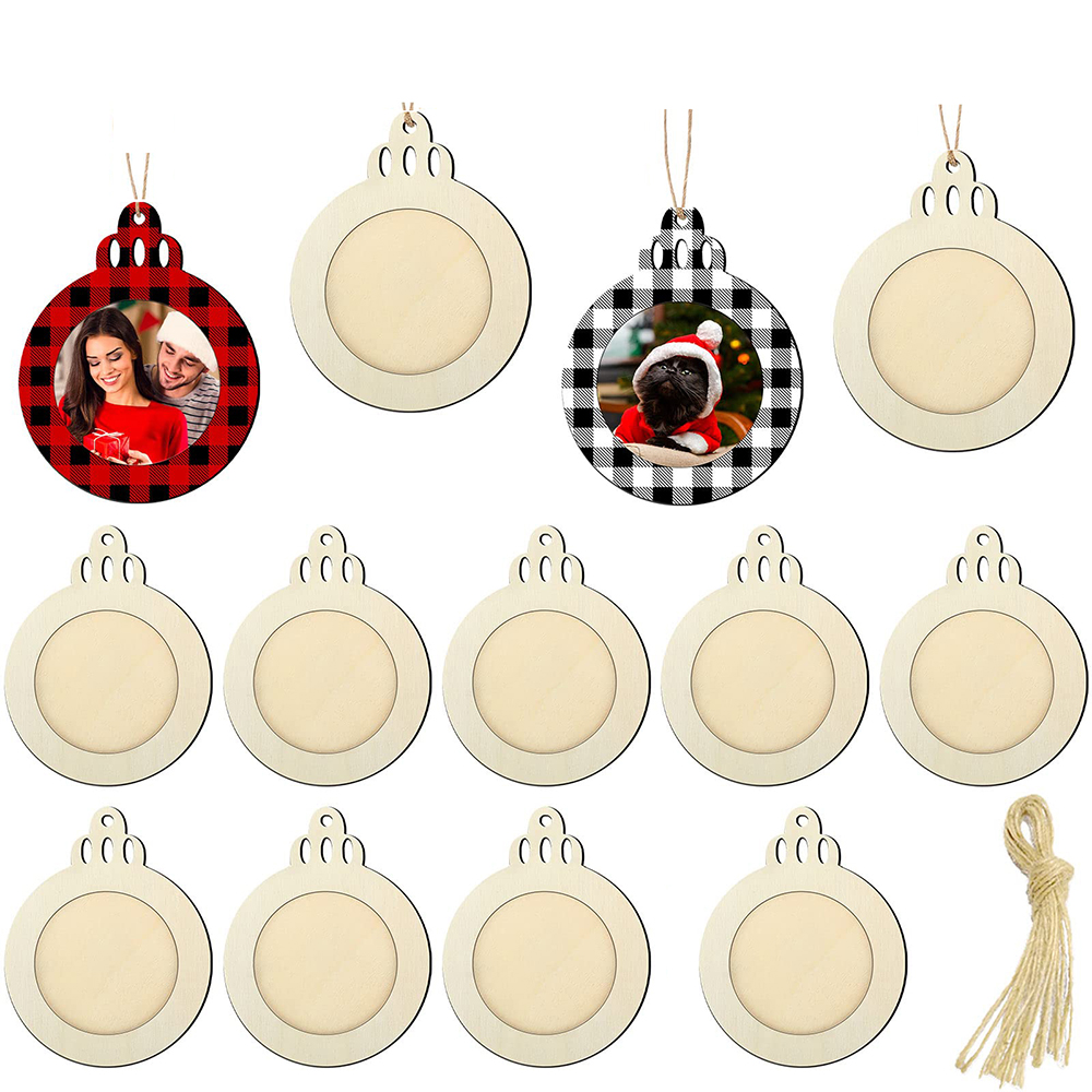 10 Stück Weihnachts-Bilderrahm – Engraved Wood Frame Bewertung und Preis