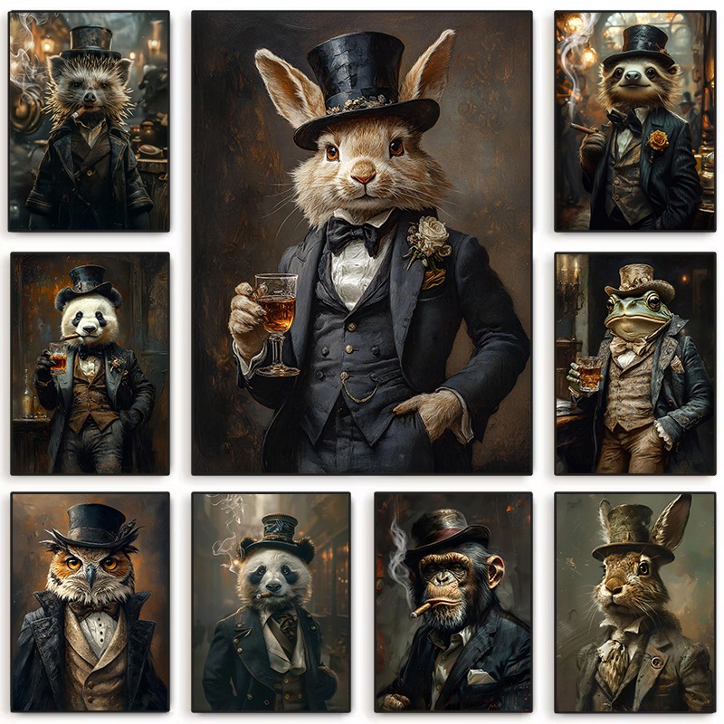 Renaissance Tierporträts Leinw – Pet Portrait Custom Bewertung und Preis